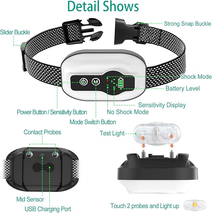 Dog Training Collar for Indoor and Outdoor Training Activities
