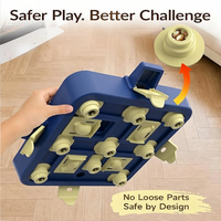 Treat-dispensing dog puzzle toy suitable for dry food and playtime
