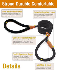 Rope dog leash for regular walking use