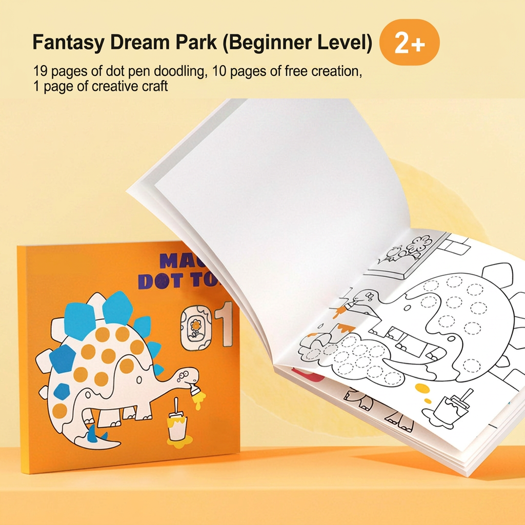 Dot marker pens set for colorful artwork