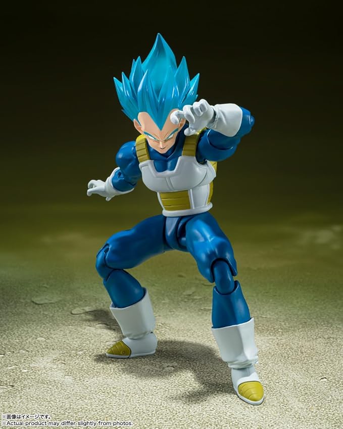 SSGSS Vegeta figure from Dragon Ball Super, highly detailed for collectors and action figure fans.