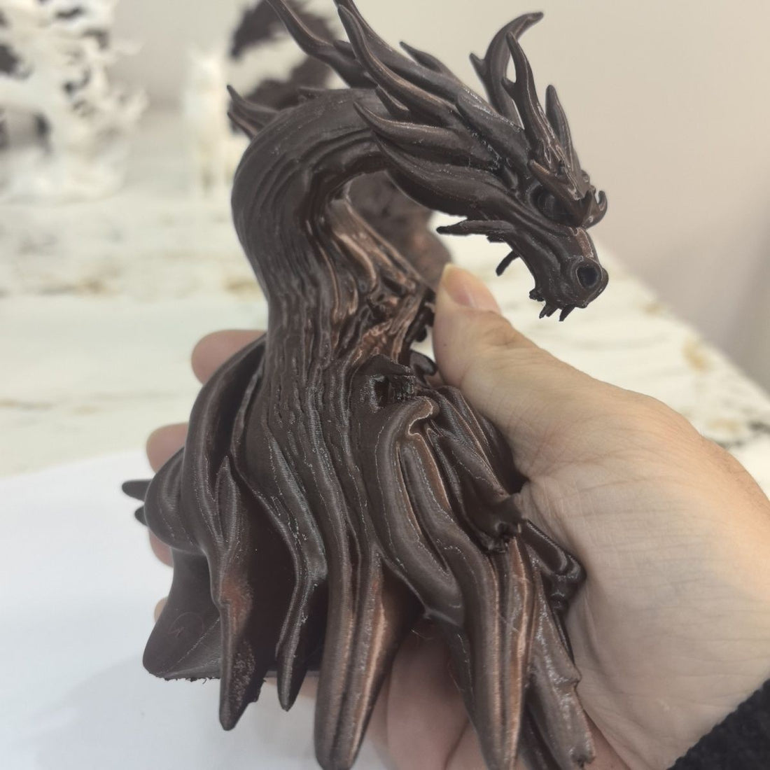 Dragon Fish Tank Ornament for Aquarium Landscaping
