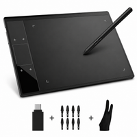 10x6 inch drawing tablet with stylus pen for digital sketching