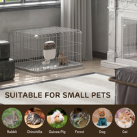 Dry Food Cage Feeder for Pets, Compatible with 5-30mm Food