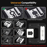 DSLR camera external flash speedlite compact lightweight design for travel