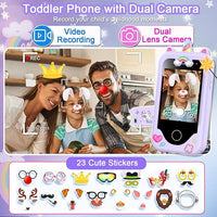 Dual Camera Toy Phone For Toddler Creativity