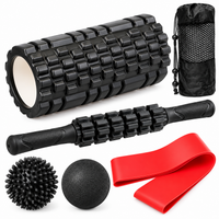 Dual fixation ball accessory for controlled pressure on selected muscle groups.