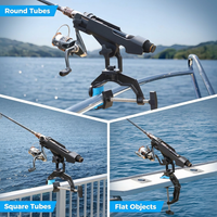 Dual V Shaped Fishing Rod Holder for Secure Rod Placement