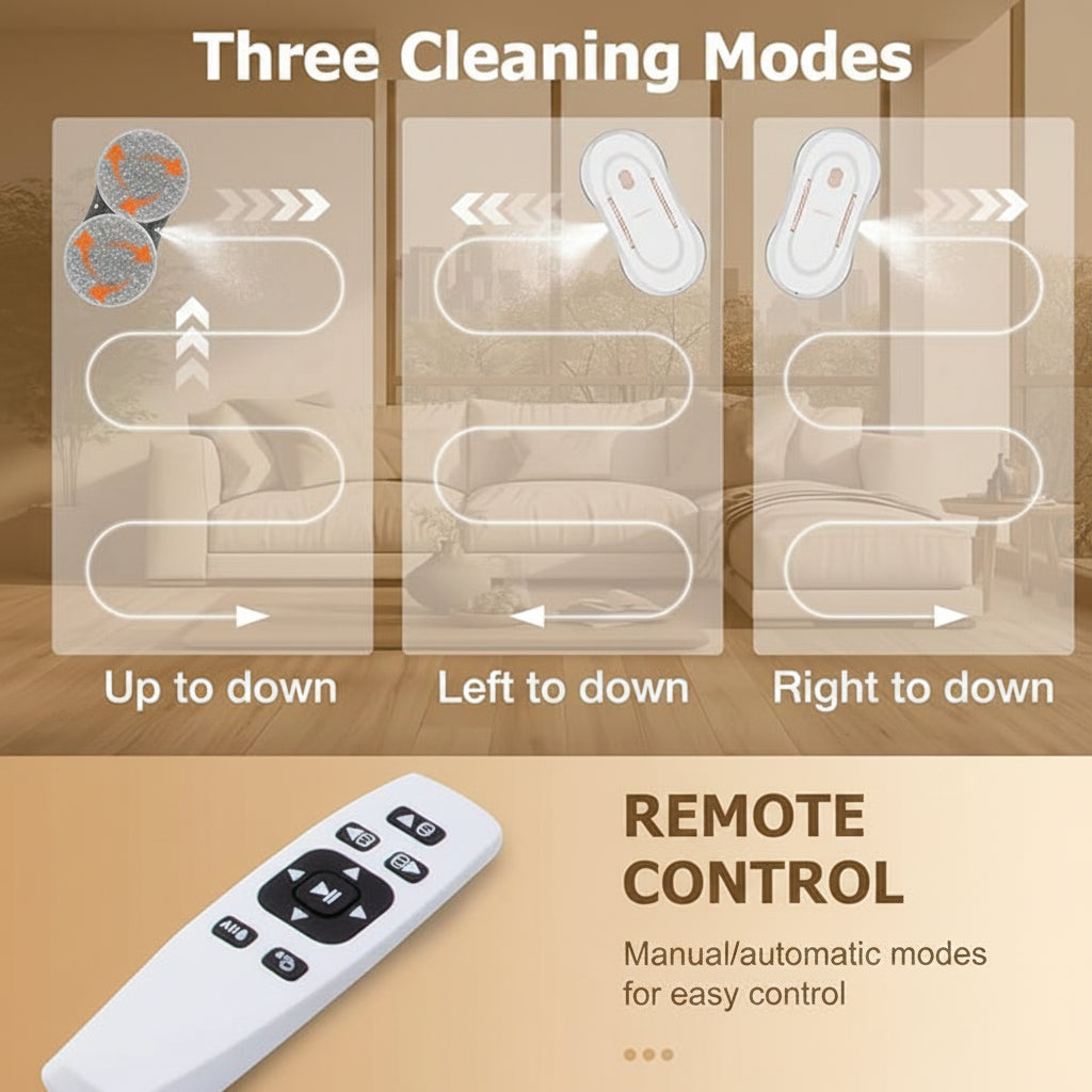 Automatic window cleaner with dual water spray system