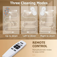 Automatic window cleaner with dual water spray system