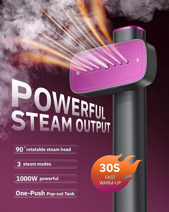 handheld travel steamer with dry iron function