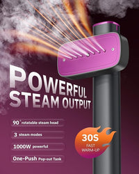 handheld travel steamer with dry iron function