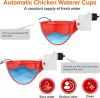 Duck and Goose Water Cups Automatic Drinking System for Poultry