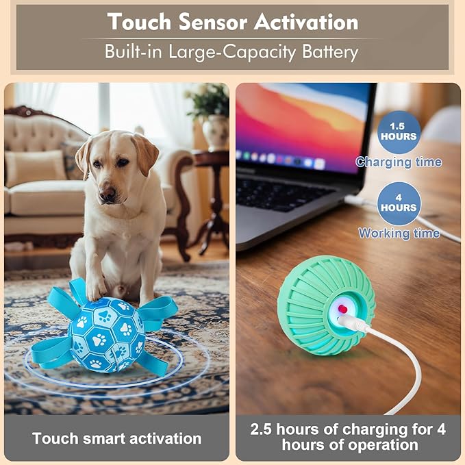durable interactive dog toy for mental and physical stimulation