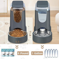 Durable Automatic Pet Food And Water Dispenser For Daily Use