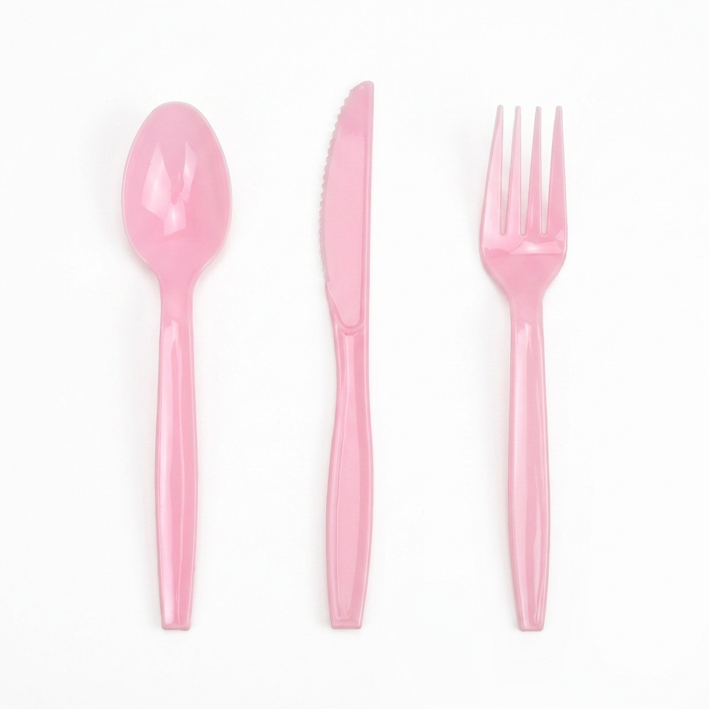 Easter party supplies with 9" and 7" plates, cups, napkins, and spoons for celebrations