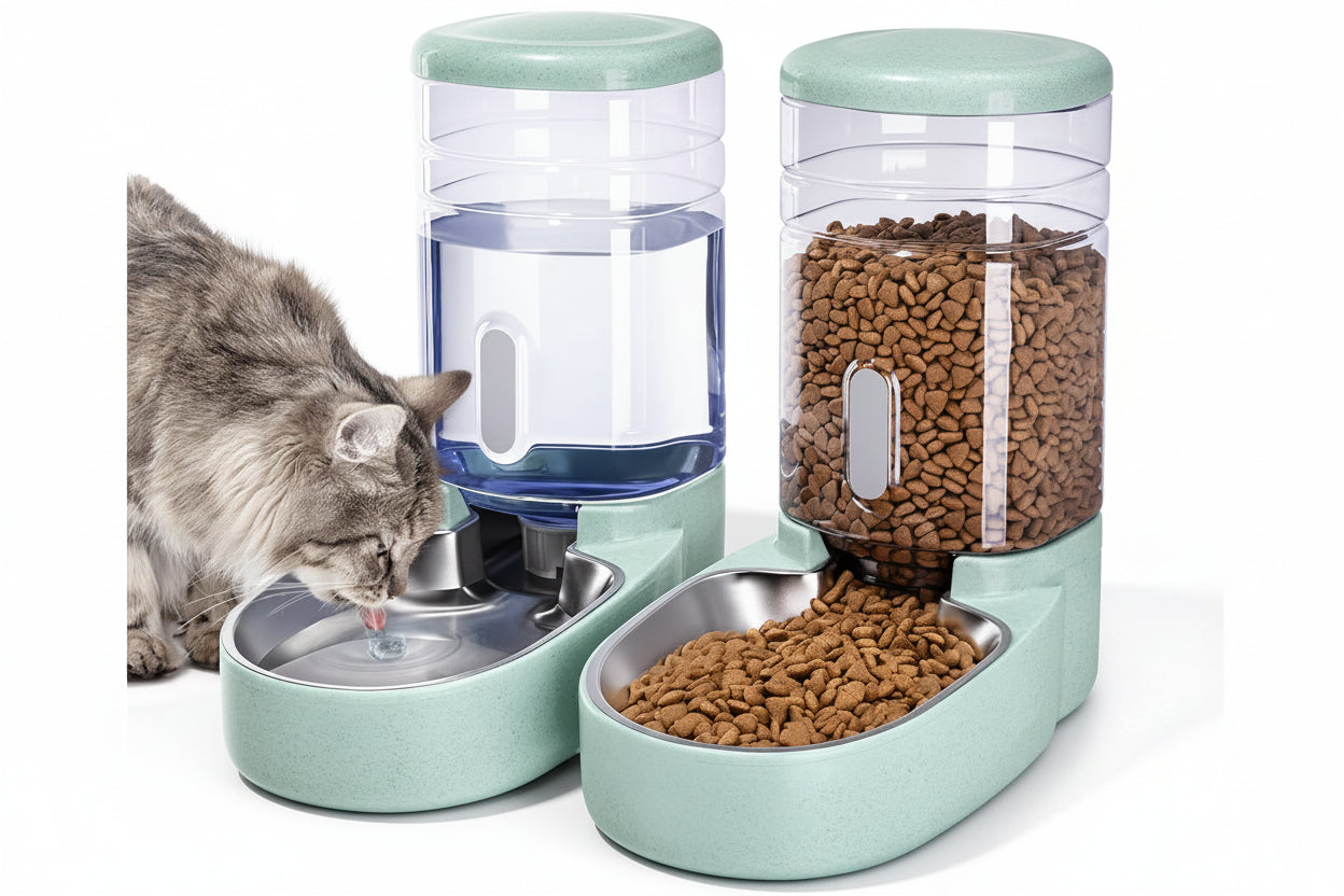 Easy To Clean Automatic Gravity Pet Bowl For Dogs And Cats