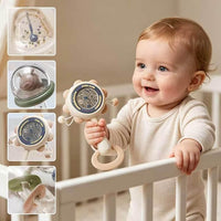 Easy-hold baby rattle toys featuring different grips and shapes