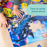 Eco-Friendly Ocean Puzzle – FSC Certified 48 Piece Jumbo Jigsaw for Kids