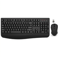 EDJO wireless keyboard and mouse combo full size ergonomic