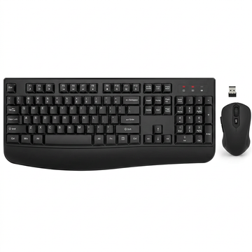 EDJO wireless keyboard and mouse combo full size ergonomic