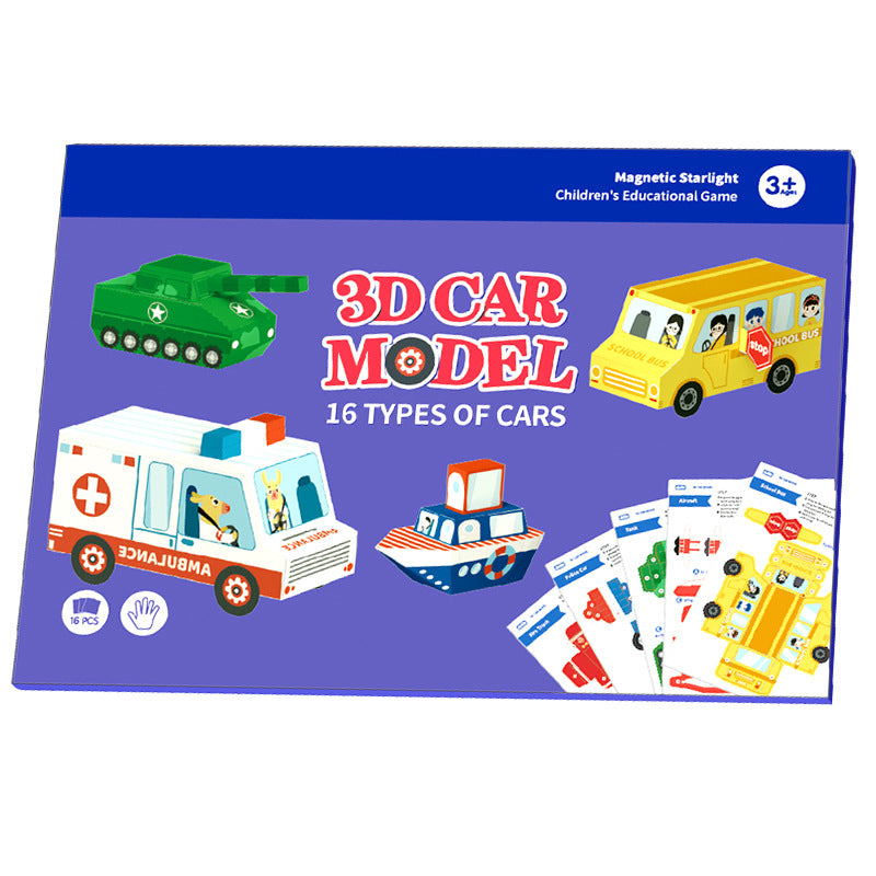 Educational Craft Kit – 3D Origami Paper-Cutting Puzzle for Kids, DIY Learning Activity