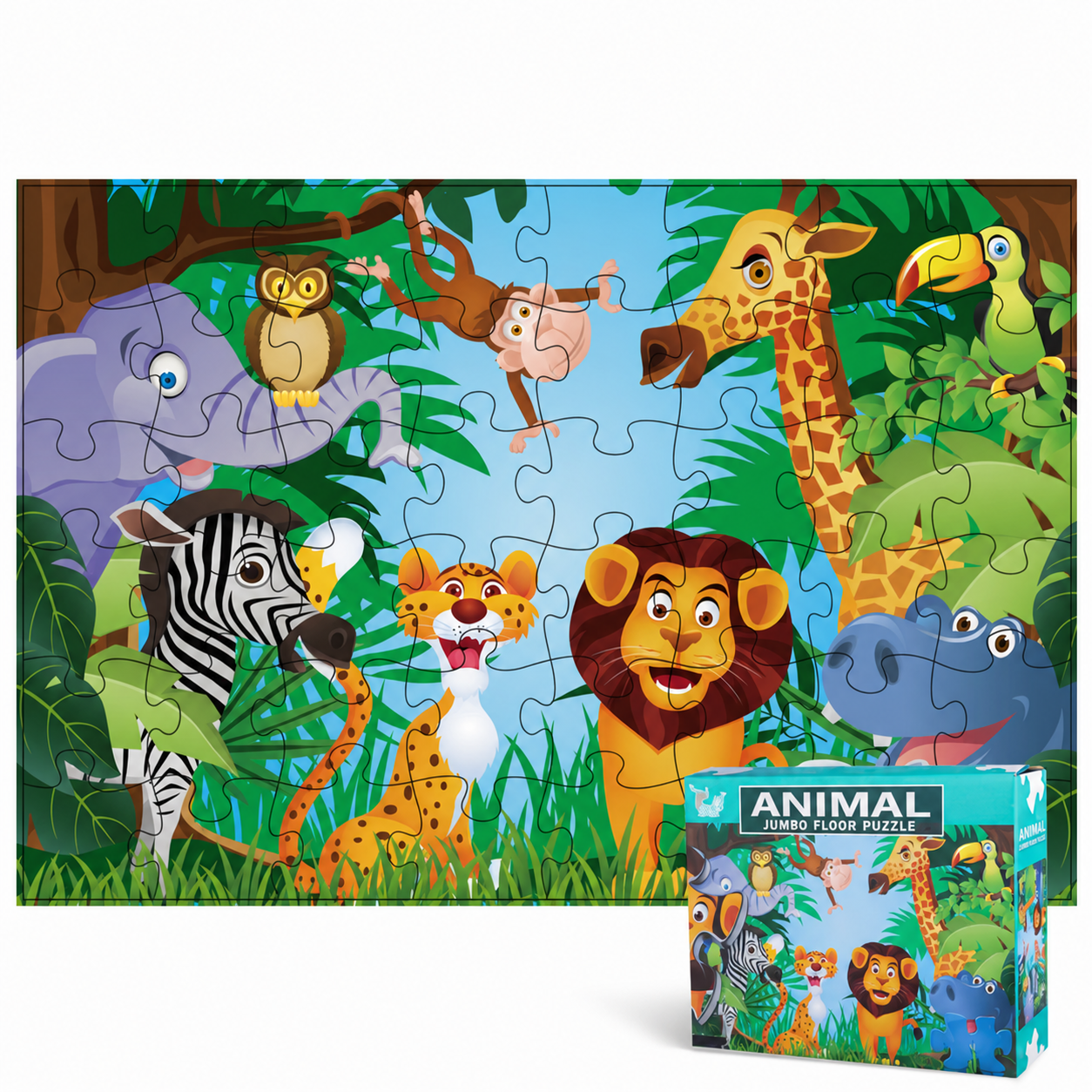 Educational Floor Puzzle For Kids Age 3 To 6