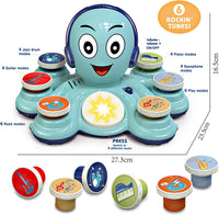 Educational musical toy for toddlers with an animal-themed design and electronic sounds.