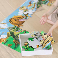 Educational Puzzle for Preschoolers – Jumbo 48 Piece Dinosaur Jigsaw Puzzle