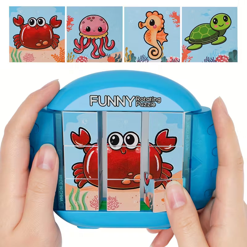 Animal fruit and vehicle learning toy for early childhood development
