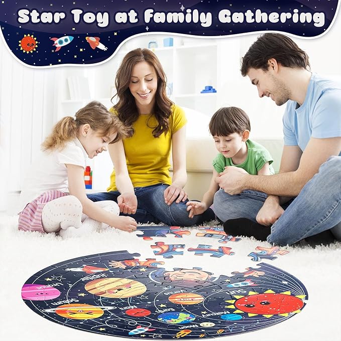 Educational Space Puzzle Toy For Kids Brain Development