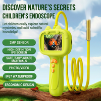 Educational toy endoscope for kids learning