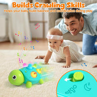 Educational toy for 3 6 9 month baby crawling practice