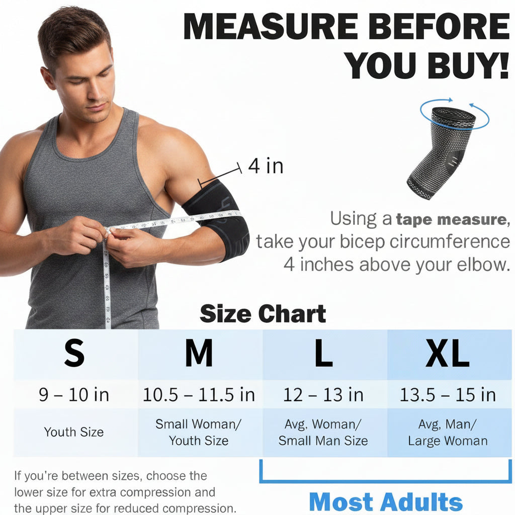 Elbow sleeves for fitness training and sports