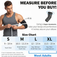 Elbow sleeves for fitness training and sports