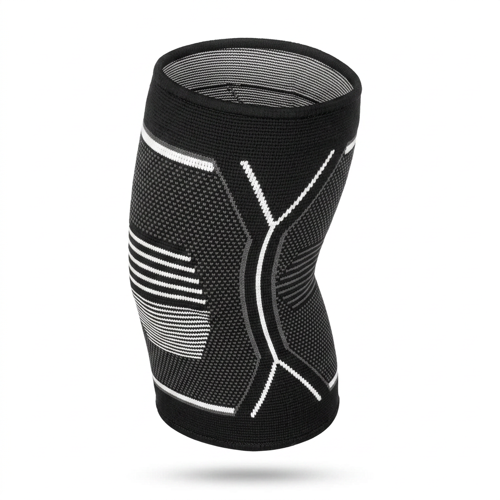  Elbow support sleeve with breathable stretch fabric
