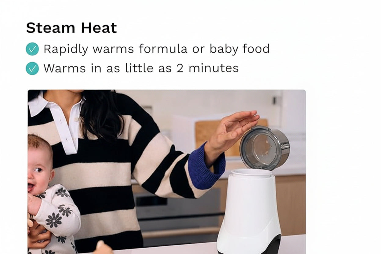 Electric Baby Milk Warmer With App Based Control