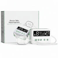 Electric baby nose cleaner with digital display and controls