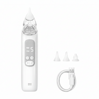 Electric baby nose cleaner with adjustable suction