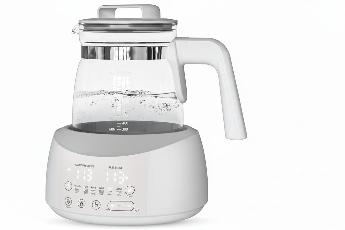 Electric bottle preparation water warmer with built-in night light