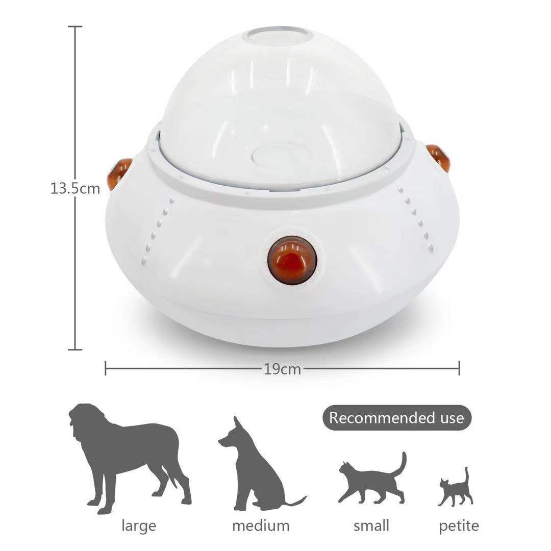 Electric Cat Teaser Toy with Light Activity and Treat Feeder