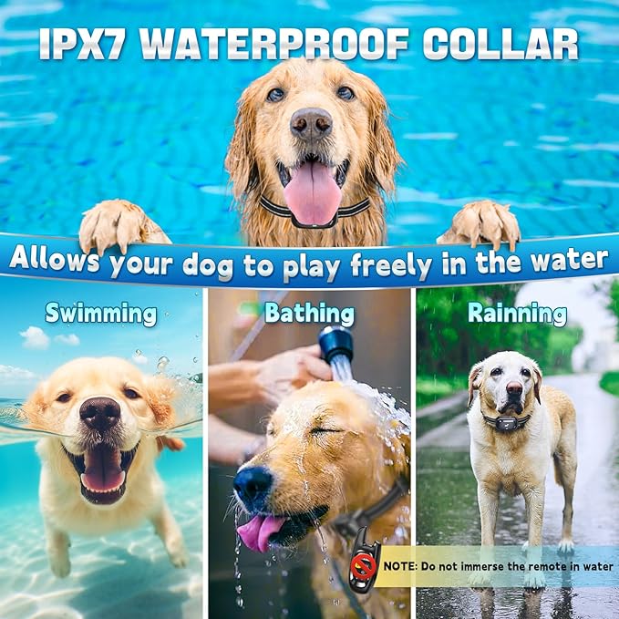 Electric dog training collar for small medium large dogs
