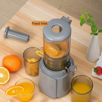 Electric juicer machine for preparing fruit and vegetable drinks
