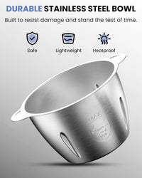 Electric food chopper for boneless meat and vegetables