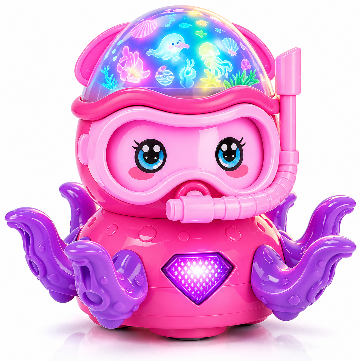 Electric ocean octopus toy with interactive features
