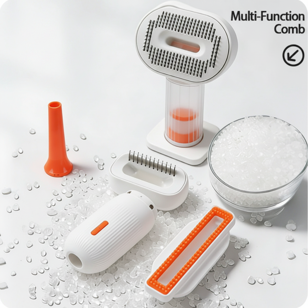 Electric Pet Comb Brush With Comfortable Handheld Design