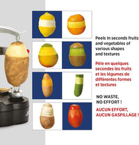 Electric potato and fruit peeler for everyday cooking