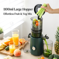 Electric slow juice extractor with separate pulp collection
