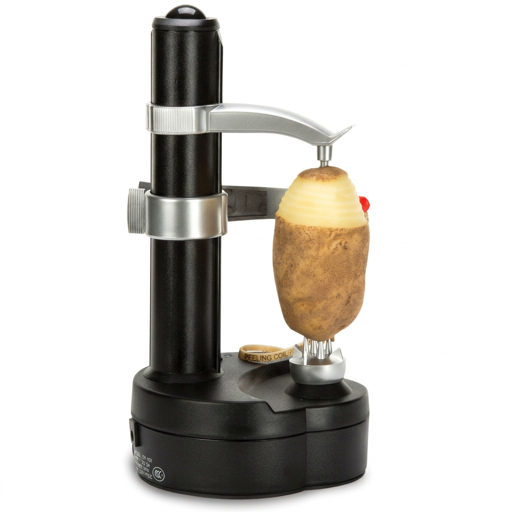 Electric vegetable peeler with automatic peeling function