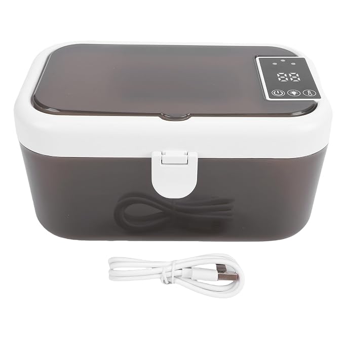 Electric wet tissue dispenser with an easy-access top opening.